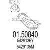 MTS 01.50840 Middle Silencer